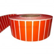 橙色合成纸标贴