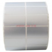 双排亚银标签纸