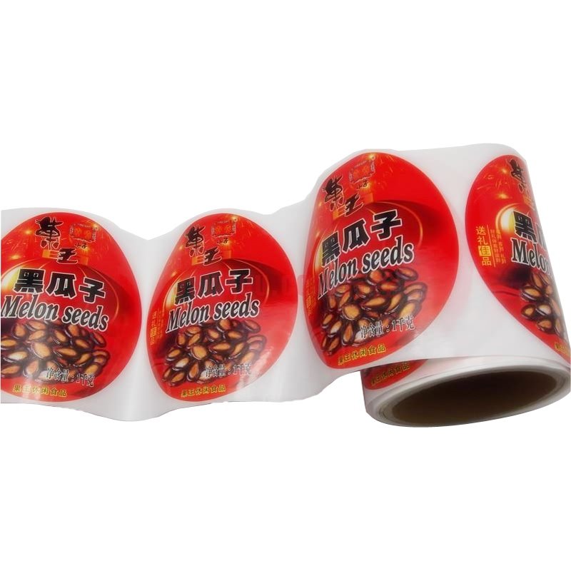 休闲食品不干胶